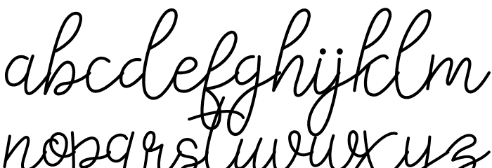 Falicia Font LOWERCASE