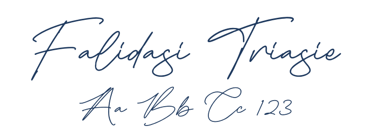 Falidasi Triasie Font Preview