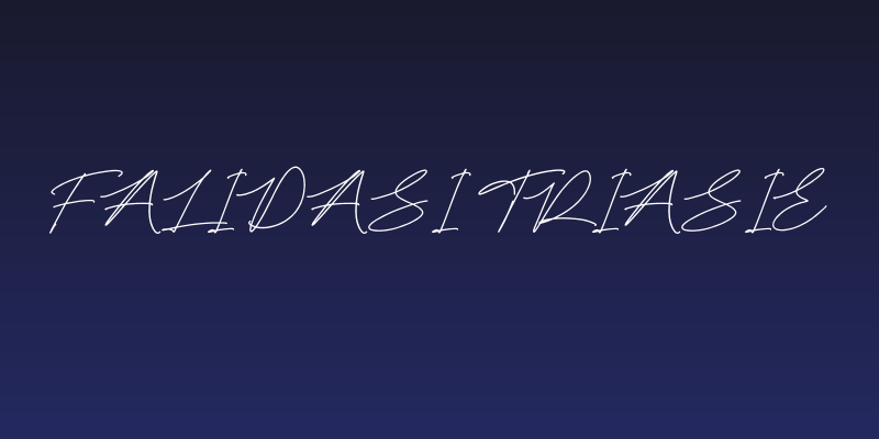 Falidasi Triasie Social Header