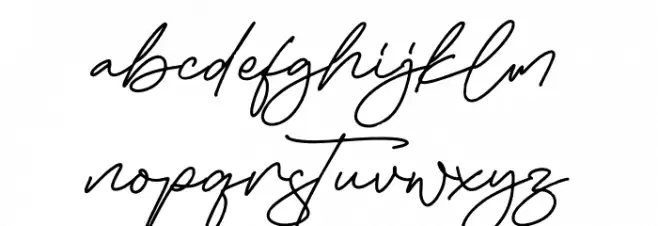 Falidasi Triasie फ़ॉन्ट लोअरकेस