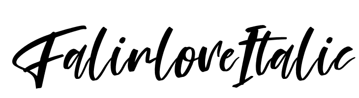 Falinlove Italic  font caratteri gratis