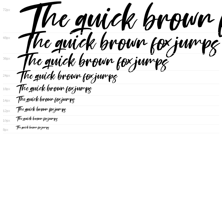 Falinlove Italic Waterfall