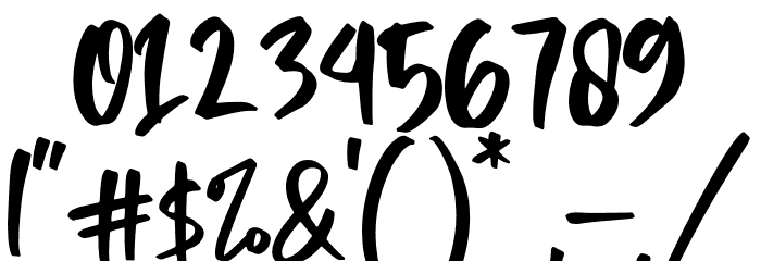 Falinlove Font OTHER CHARS
