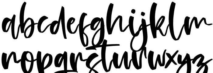 Falinlove Font LOWERCASE