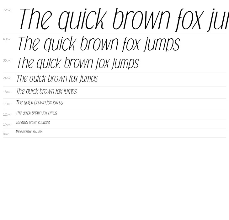 Falkin Sans Italic PERSONAL Waterfall