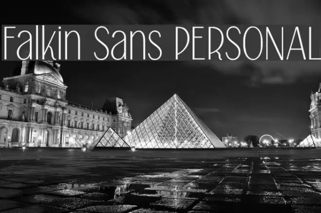 Falkin Sans PERSONAL Font examples