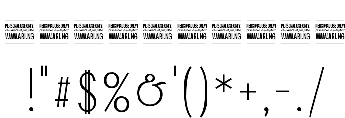Falkin Script Upright PERSONAL Font OTHER CHARS