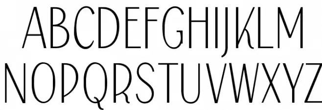 Falkin Script Upright PERSONAL Шрифта ВЕРХНИЙ