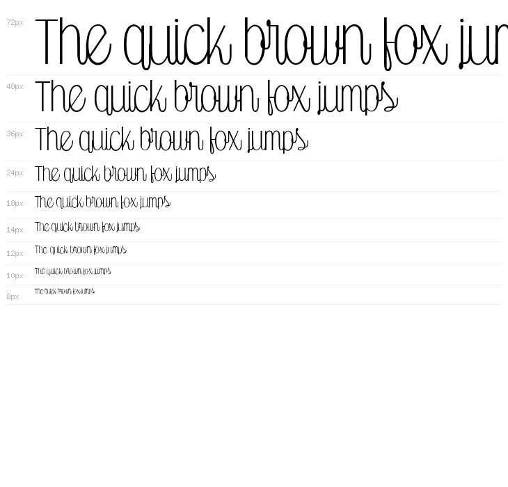 Falkin Script Upright PERSONAL Waterfall