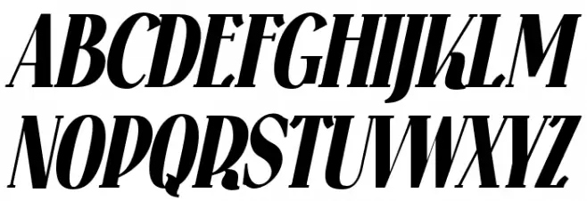 Falkin Serif Bold Ital PERSONAL Polices MAJUSCULES