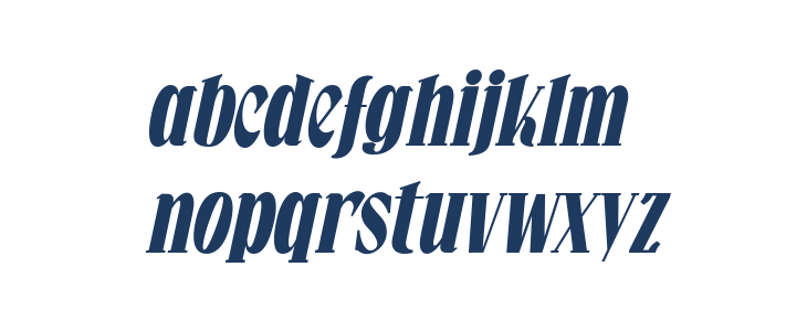 Falkin Serif Bold Ital PERSONAL Lowercase