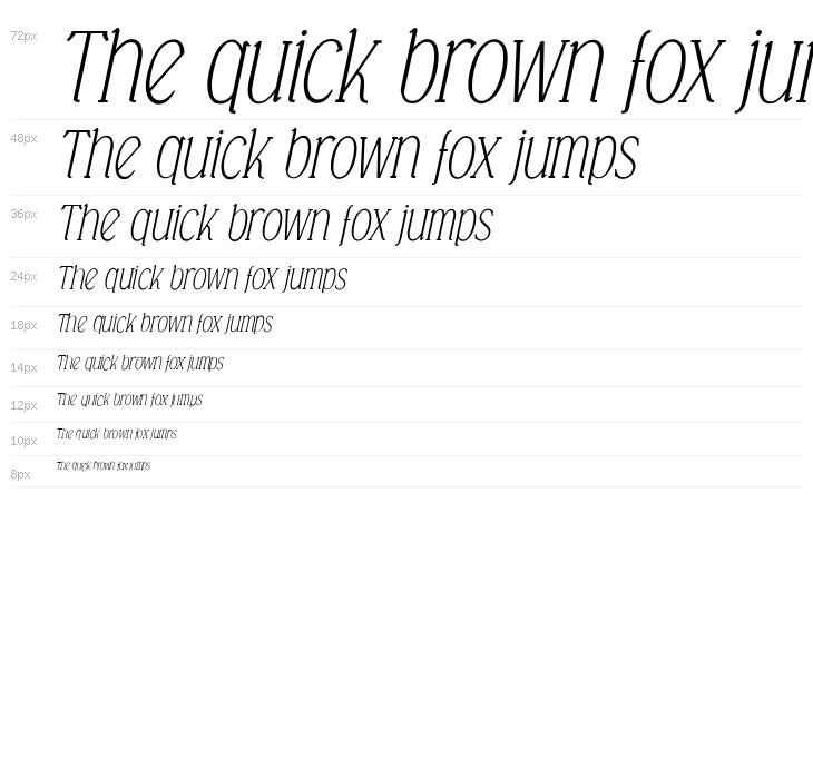 Falkin Serif Italic PERSONAL Waterfall