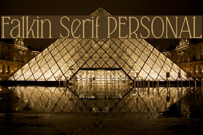 Falkin Serif PERSONAL Example 3