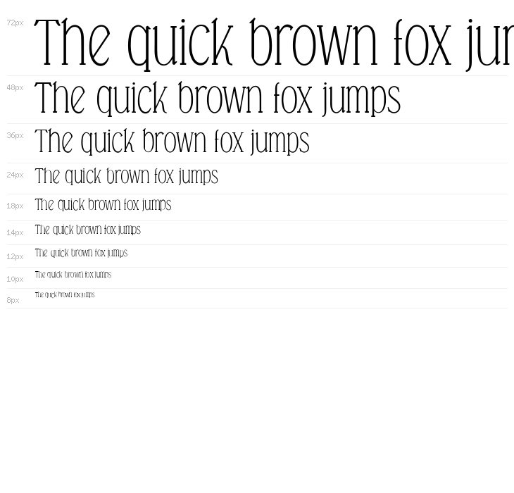 Falkin Serif PERSONAL Waterfall