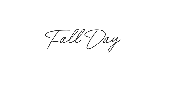 Fall Day Logo