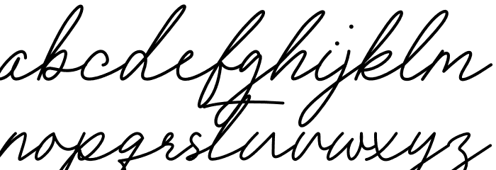 Fall Day Font LOWERCASE