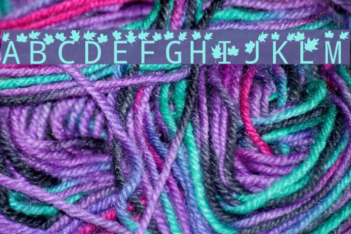 Fall Picks Font examples