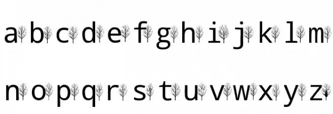 Fall Picks 字体 小写