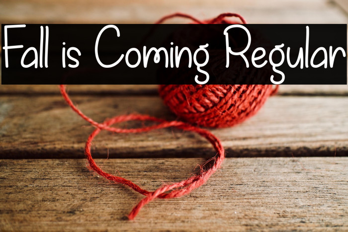 Fall is Coming Regular Example 1