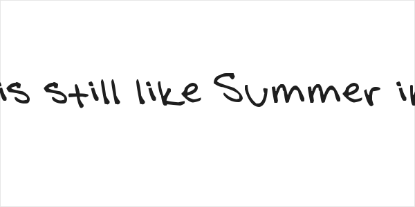 Fall is still like Summer in Ca Logo