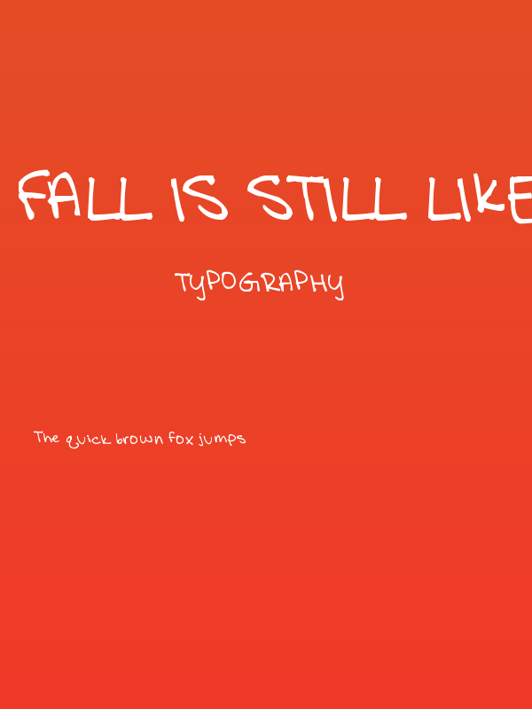 Fall is still like Summer in Ca Poster