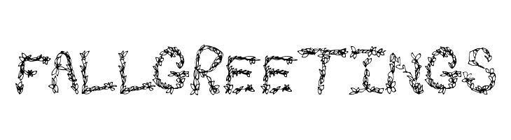 FallGreetings  Frei Schriftart Herunterladen