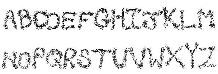 FallGreetings Font LOWERCASE
