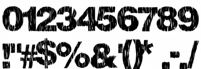 FallHarvest Font OTHER CHARS