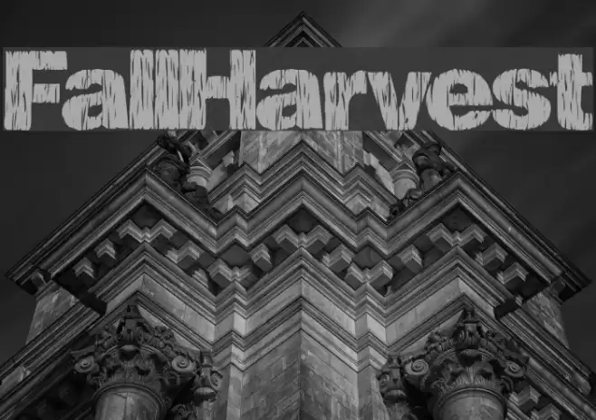 FallHarvest Font examples