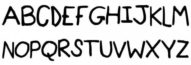 Fall_Doodles Schriftart Groß