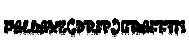 Fallaxe (Drip) Graffiti  免费字体下载