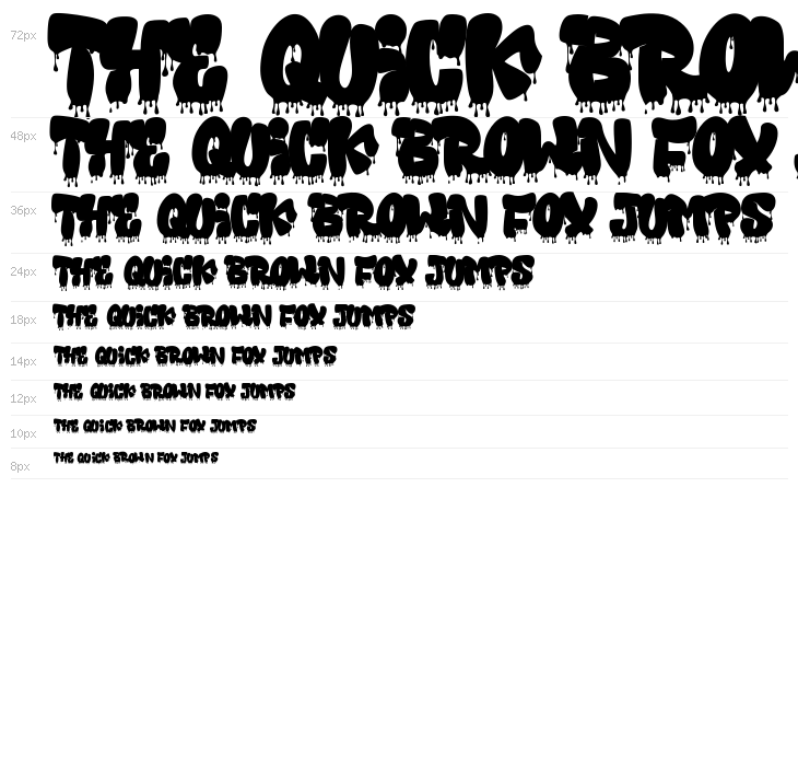 Fallaxe (Drip) Graffiti Waterfall