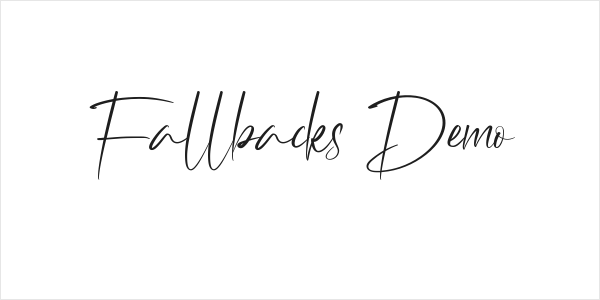 Fallbacks Demo Logo