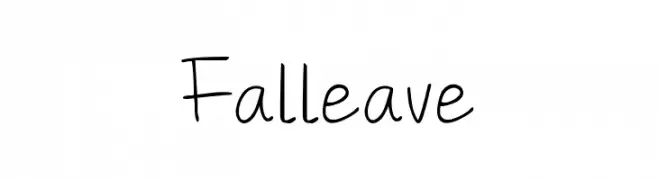 Falleave Шрифта