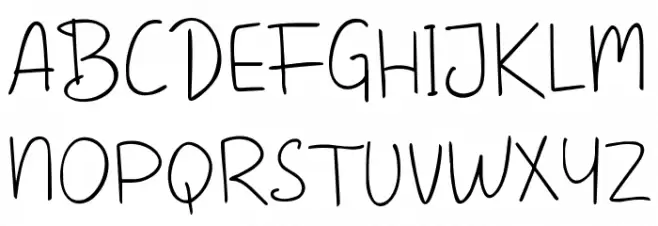 Falleave Шрифта ВЕРХНИЙ