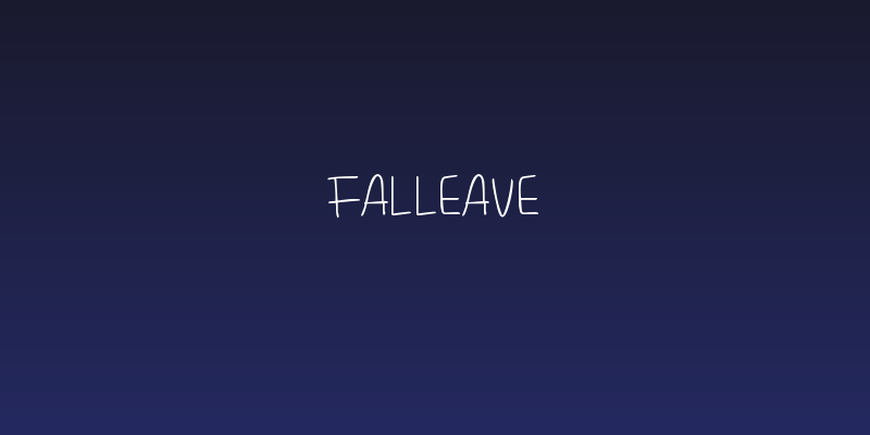 Falleave Social Header