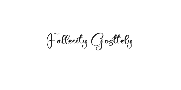 Fallecity Gosttely Logo
