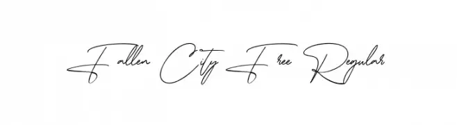 Fallen City Free Regular  नि: शुल्क फ़ॉन्ट्स डाउनलोड