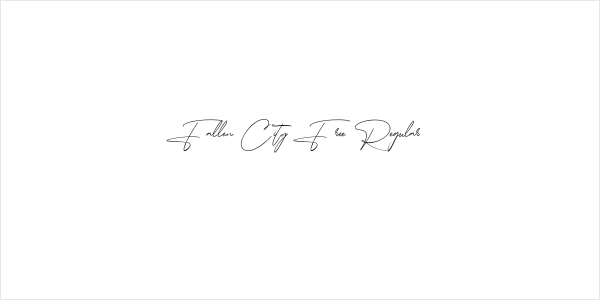 Fallen City Free Regular Logo