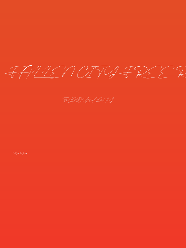 Fallen City Free Regular Poster