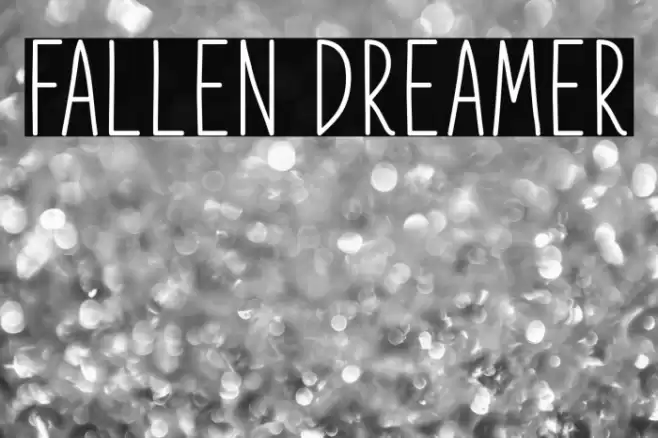 Fallen Dreamer Font examples
