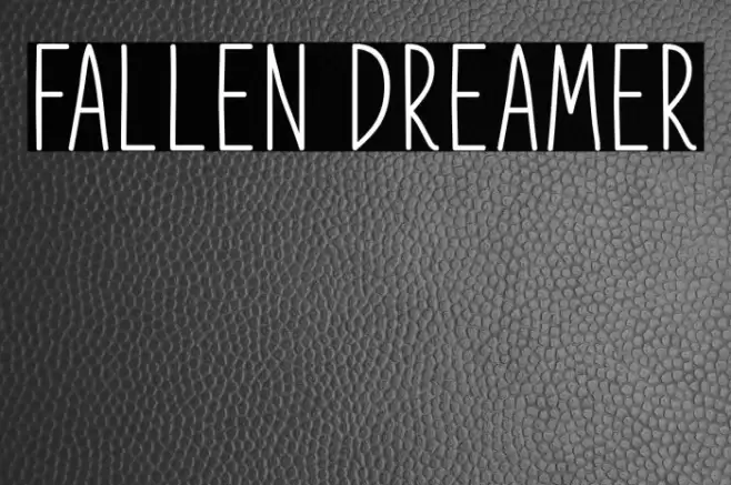 Fallen Dreamer Font examples