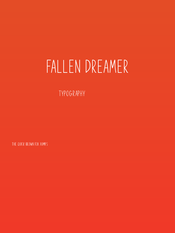 Fallen Dreamer Poster