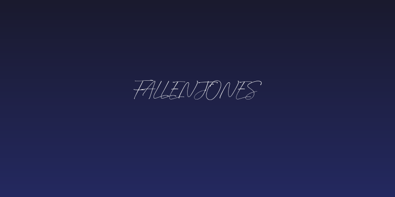FallenJones Social Header