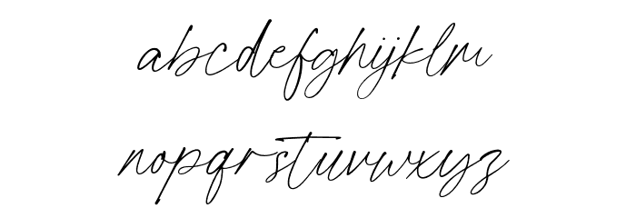 FallenJones Font LOWERCASE