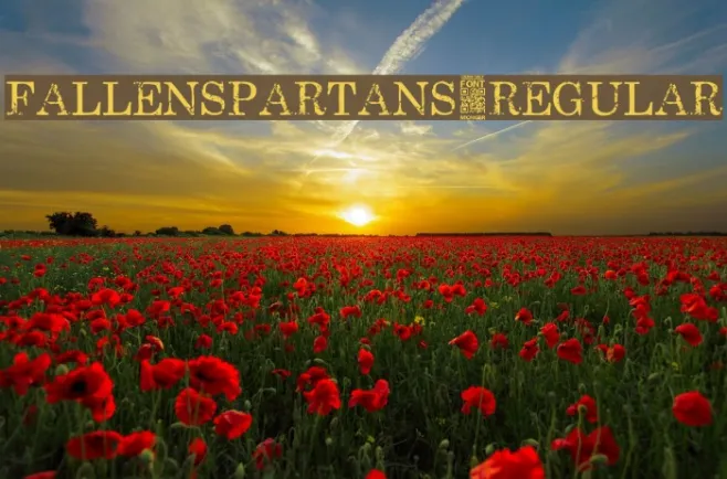 FallenSpartans-Regular Example 1
