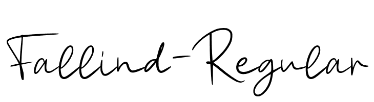 Fallind-Regular  Free Fonts Download