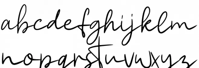 Fallind Regular Schriftart Kleinbuchstaben