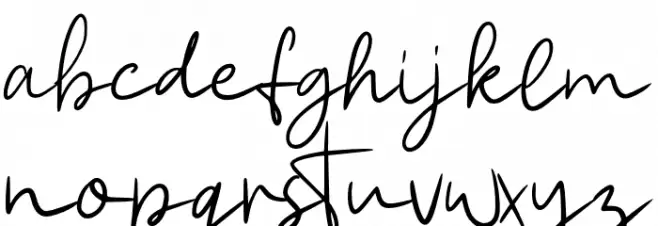 Fallind-Regular フォント 小文字