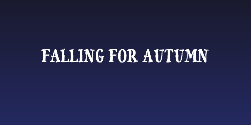 Falling For Autumn Social Header